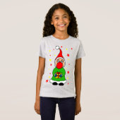 T-Shirt Joli elfe de Noël (Devant entier)