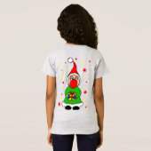 T-Shirt Joli elfe de Noël (Dos entier)