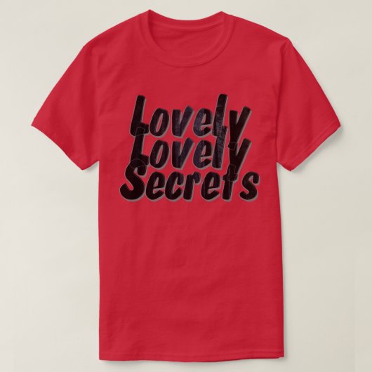 T-shirt Joli Et Beau Secrets (Design devant)
