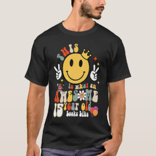 T-shirt Joli et magnifique 15 ans il semble 15ème annivers