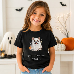 T-Shirt Joli fantôme de Bouledogue français Halloween