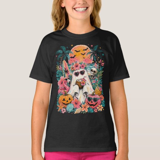 T-shirt Joli fantôme de Summerween (Devant)