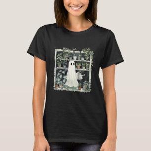 T-shirt Joli Fantôme Drôle de Jardinage Jardinier Plantes