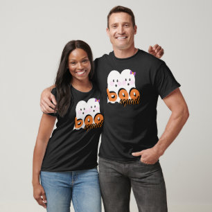 T-shirt Joli fantôme goule Boo Squad noir