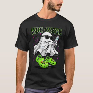 T-shirt Joli fantôme Halloween Vibe Check Y2K Esthétique L