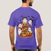 T-shirt Joli Fantômes D'Halloween En Coquette Bows Et Citr (Dos)