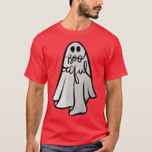 T-shirt Joli Fête d'Halloween Ghost Chandail Bootiful T1