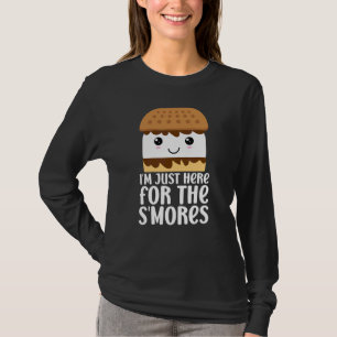 T-shirt Joli feu de camp pour des S'mores Je ne suis ici q
