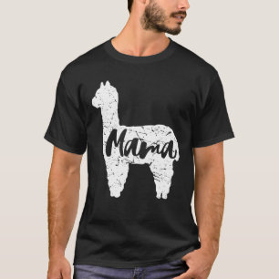 T-shirt Joli Fier Mama Llama Alpaca Joyeux Fête des mères 