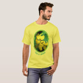 T-shirt Joli Fleurs sauvages Jaunes Personnalisé (Devant entier)