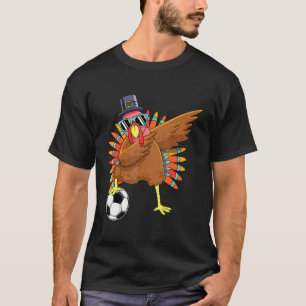 T-shirt Joli Football Thanksgiving Dabbing Turquie Dab Boy
