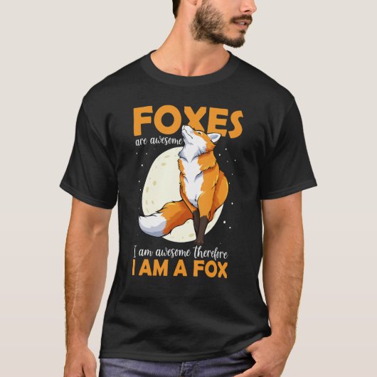 T-shirt Joli Foxes de Furie Rétro zoo animal Passion class (Devant)