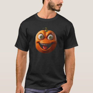 T-shirt Joli Fruit Orange Visage Idiot Pour Hommes Femmes