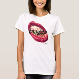 T-shirt Joli Gangsta
