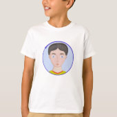T-shirt Joli garçon avec des yeux énormes (Devant)