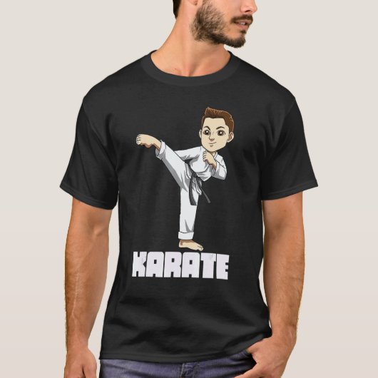 T-shirt Joli garçon de karaté 1 (Devant)
