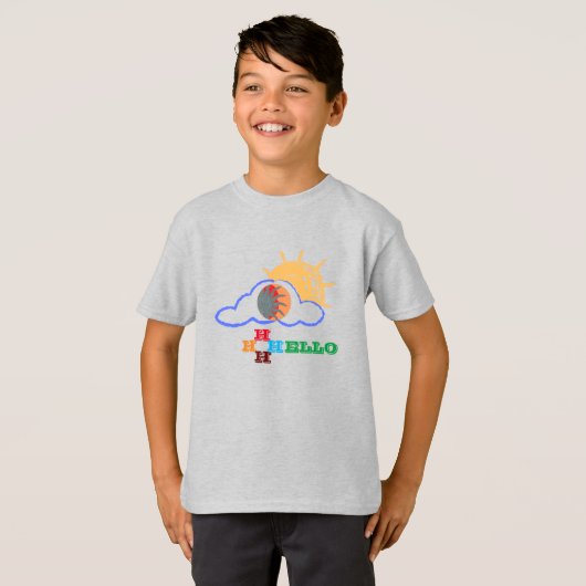 T-shirt Joli garçon d'été (Devant entier)