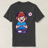 T-shirt Joli garçon Jeu de jeu (Design devant)