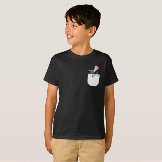 T-shirt Joli Garçon Recherche I Vector Pocket Design T-Shi (Devant entier)