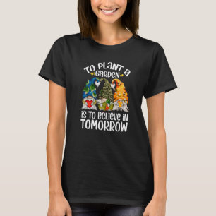 T-shirt Joli gnome de la Terre pour planter un jardin, c'e