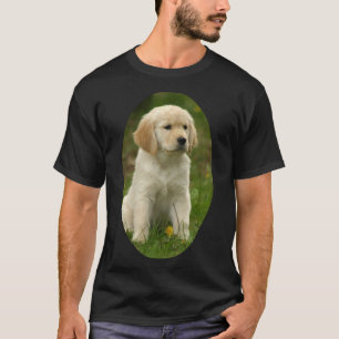 T-shirt Joli Golden Retriever Puppy  