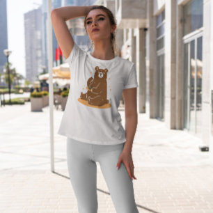 T-shirt Joli grizzli