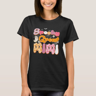 T-shirt Joli Groovy Un Spooky Super Mimi Fantôme Halloween