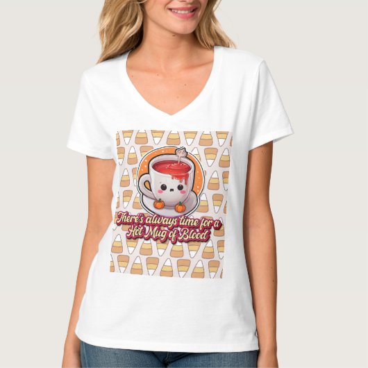 T-shirt Joli Halloween ! 👻 (Devant)