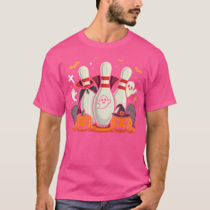 T-shirt Joli Halloween Éffrayant De Bowling Pour Bowlers