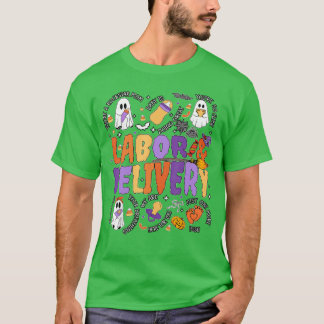 T-shirt Joli Halloween infirmière en salle d'accouchement