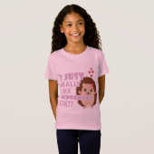 T-Shirt Joli Hérisson J'Aime Vraiment Les Hérisson OK ? (Devant entier)