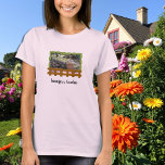 T-shirt Joli jardin plante amoureux des jardins personnel<br><div class="desc">Joli jardinage plante amoureux des jardins T-shirt personnel. Ajoutez votre nom et votre texte pour personnaliser.</div>