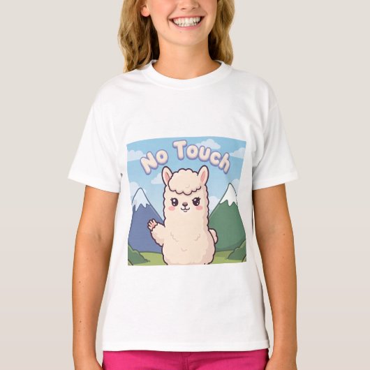 T-shirt Joli lama (Devant)