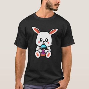 T-shirt Joli lapin Boba Tea Kawaii Présente Anime Rabbit L