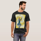 T-shirt Joli lapin Danseur écossais des montagnes (Devant entier)