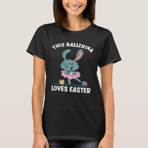 T-shirt Joli lapin de ballet qui danse. Cette ballerine ad