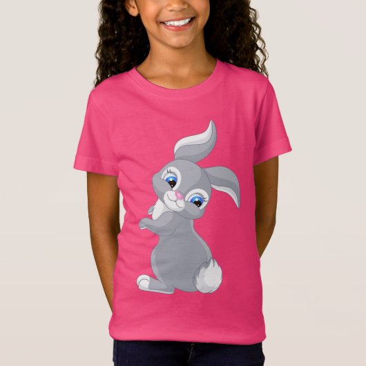 T-Shirt Joli lapin de dessin (Devant)