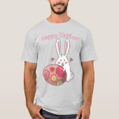 T-shirt Joli lapin de Pâques (Devant)