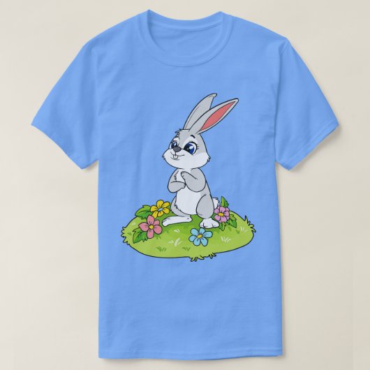 T-shirt Joli lapin de Pâques (Design devant)