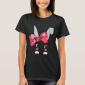 T-shirt Joli lapin Lapin Face Amour Coeur Headband Pâques (Devant)