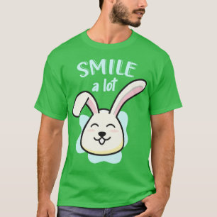T-shirt Joli Lapin Sourit Un Gros Lapin Drôle