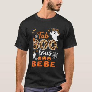 T-shirt Joli Léopard Fabuleux Boo Lous Bébé Fantôme Hallow