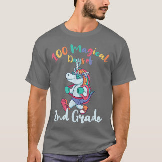 T-shirt Joli licorne 100 jours magiques d'enfants de CE1 E