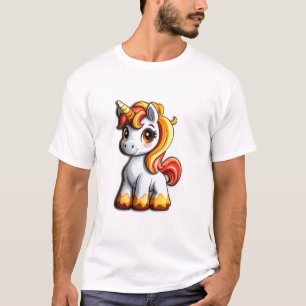 T-shirt Joli licorne d'Halloween corne de bonbons magiques
