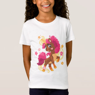T-Shirt Joli licorne floral