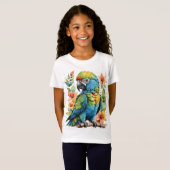 T-Shirt Joli macareux oiseau (Devant entier)