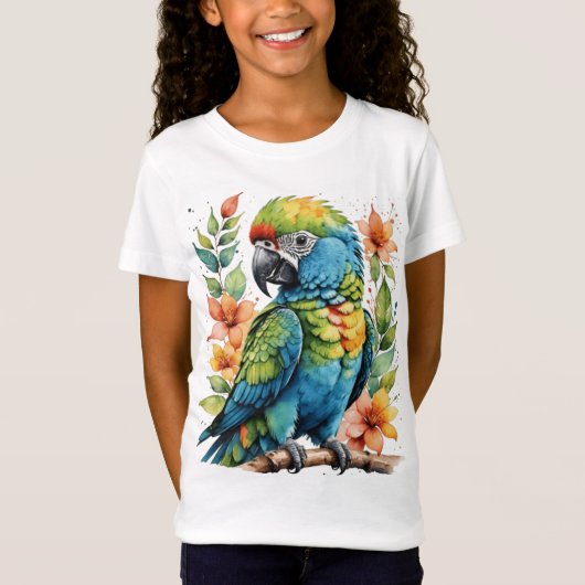 T-Shirt Joli macareux oiseau (Devant)
