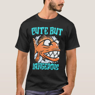 T-shirt Joli Mais Dangereux Aquariophile Chuchoteur de Pir