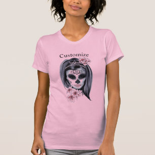 T-shirt Joli masque Carnival femme crâne Thunder_Cove