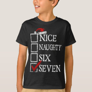 T-shirt Joli Mauvais 67 Noël Drôle Mème Six Sept